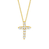 Diamond Cross Necklace - Dracakis Jewellers